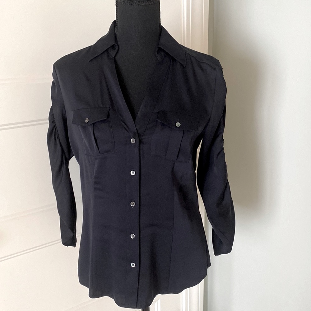 Beautiful, like new Ann Taylor blouse with sleeve detail.
